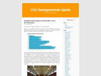 cdusamtgemeindespelle.wordpress.com Webseite Vorschau