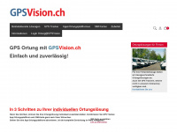 gpsvision.ch Webseite Vorschau