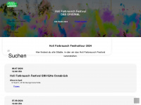 holi-farbrausch.de Webseite Vorschau