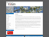 kulturforum-sb.de Webseite Vorschau