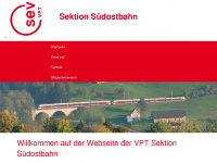 sevsob.ch Webseite Vorschau