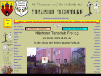 tanzclub-oldenburg.de Webseite Vorschau