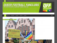 queerfootballfanclubs.org Webseite Vorschau