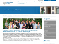 aeccbio.univie.ac.at Webseite Vorschau