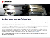 gamma-besaitungsmaschinen.de Webseite Vorschau