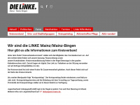 dielinke-mz.de Webseite Vorschau