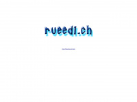 rueedi.ch Webseite Vorschau