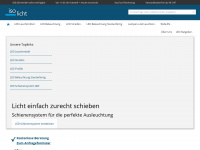 isolicht.ch Webseite Vorschau