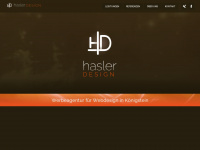 haslerdesign.com Webseite Vorschau