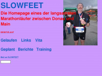 slowfeet.de Webseite Vorschau
