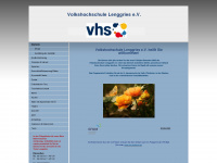 vhs-lenggries.de Webseite Vorschau