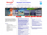 nanonex.com Webseite Vorschau