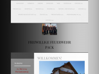 feuerwehr-pack.jimdo.com Webseite Vorschau
