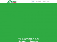 buma-sports.com Webseite Vorschau