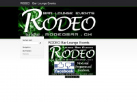 rodeobar.ch Webseite Vorschau
