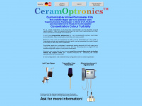 ceramoptronics.com Webseite Vorschau