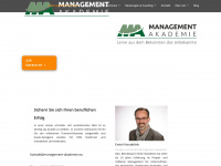 management-akademie.eu Webseite Vorschau
