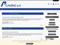 p1-gaming.de Webseite Vorschau