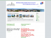 bg-petershausen.de Webseite Vorschau