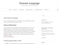 domainlanguage.com Webseite Vorschau