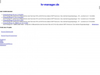 hr-manager.de Webseite Vorschau