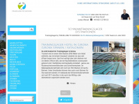 schwimmtrainingslager.com Webseite Vorschau