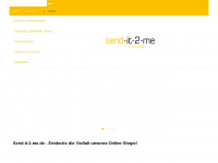 send-it-2-me.de Webseite Vorschau