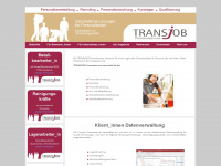 transjob-personal.at Webseite Vorschau
