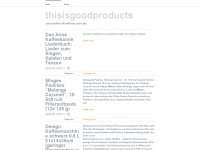 thisisgoodproducts.wordpress.com