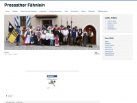 pressather-faehnlein.de Webseite Vorschau
