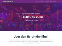 herdmaennliball.ch Webseite Vorschau