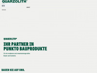 quarzolith.at Webseite Vorschau