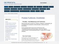die-prostata.com Webseite Vorschau