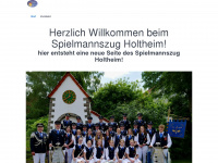 spielmannszug-holtheim.de Webseite Vorschau