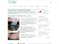tattookurs.at Webseite Vorschau