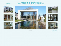 moderne-architektur.net Webseite Vorschau