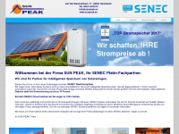 sunpeak-intern.de Webseite Vorschau