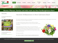blumen-bach.de Webseite Vorschau