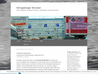koenigsberger-brocken.de Webseite Vorschau