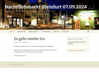nachtflohmarkt-steinfurt.de Webseite Vorschau