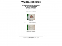 wmdankeshirt.de Webseite Vorschau
