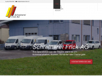 schreiner-frick.ch Webseite Vorschau