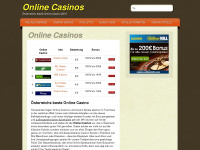 online-casinos.at Webseite Vorschau