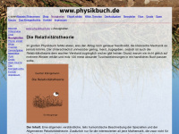 physikbuch.de Webseite Vorschau