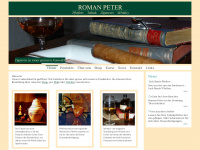 roman-peter.ch Webseite Vorschau