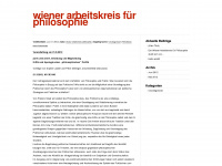 arbeitskreisphilosophie.wordpress.com Webseite Vorschau