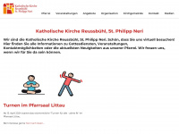 pfarrei-reussbuehl.ch Webseite Vorschau