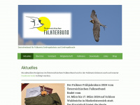 falknerbund.com Webseite Vorschau