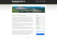 quetzalcoatl.de Webseite Vorschau