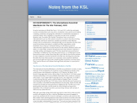 kslnotes.wordpress.com Webseite Vorschau